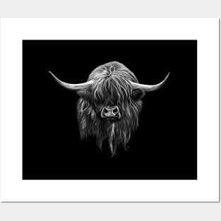 Wee Hamish The Scottish Highland Cow Posters and Art